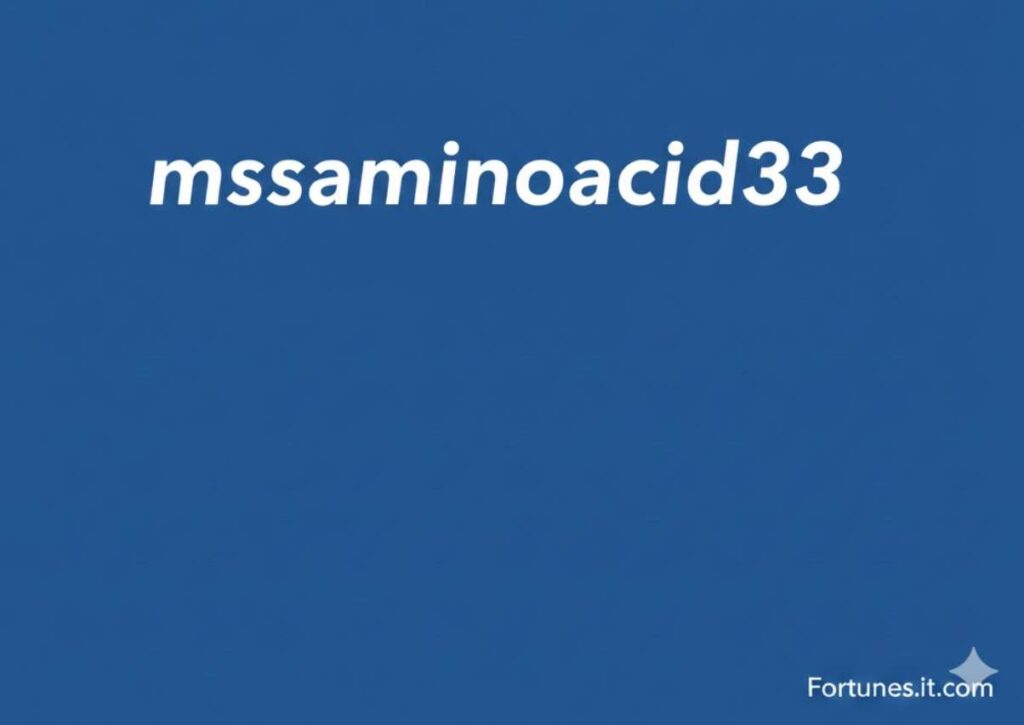 mssaminoacid33